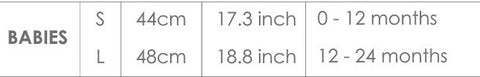 Baby Size Chart