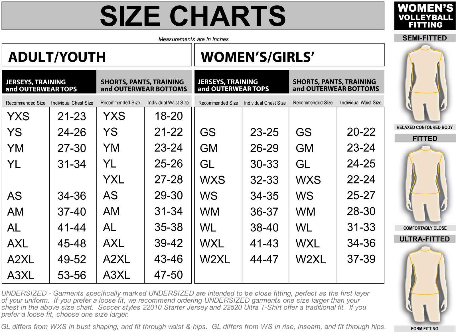mlb jersey size chart