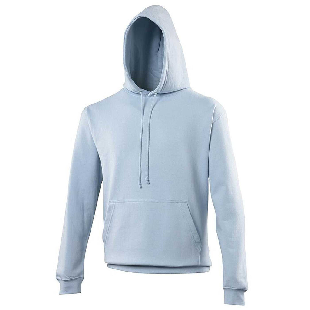 Just Hoods JHA001 College Hoodie - Sky Blue | HIT A Double