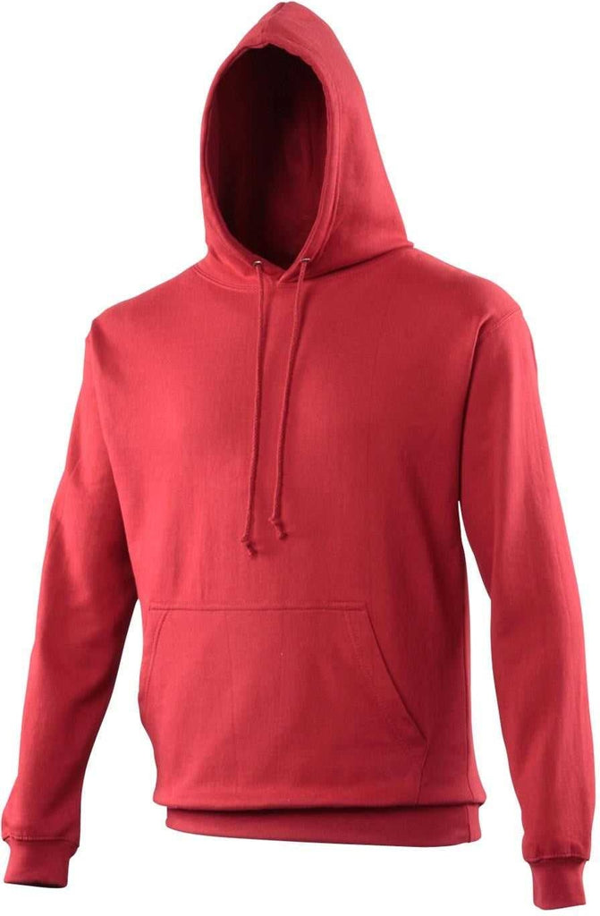 Just Hoods JHA001 College Hoodie - Red Hot Chilli | HIT A Double