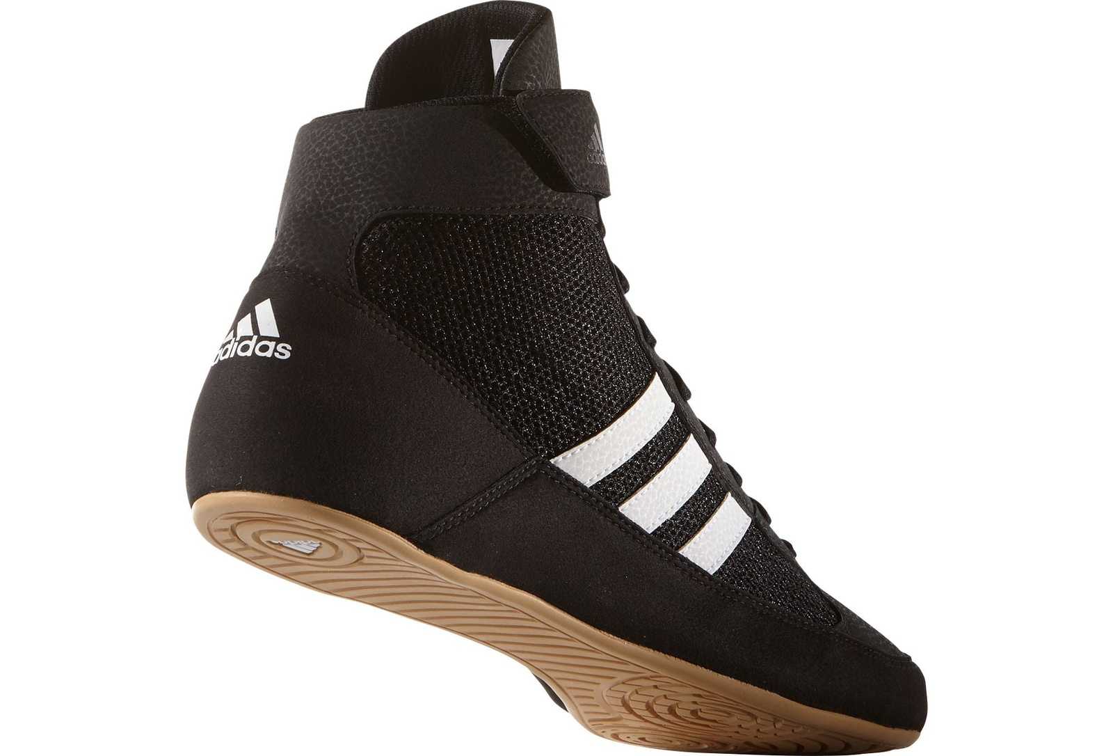 Adidas 221 HVC 2 Wrestling Shoes - Black White Gum