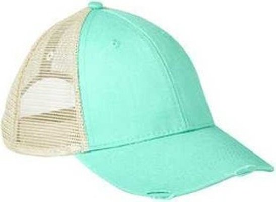 Adams OL102 Distressed Ollie Cap - Seafoam Tan