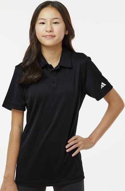 Adidas A4000 Youth Performance Polo - Black