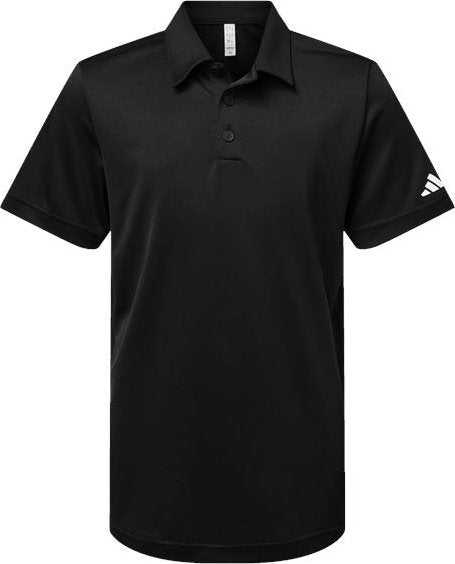 Adidas A4000 Youth Performance Polo - Black