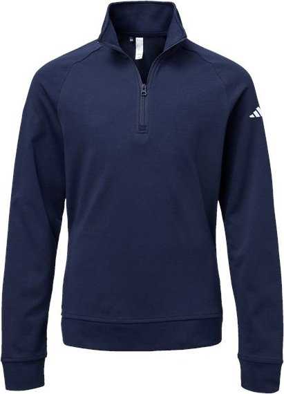 Adidas A4001 Youth Quarter-Zip Pullover - Collegiate Navy