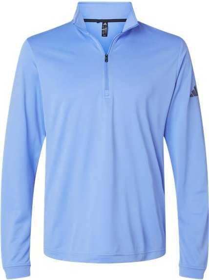 Adidas A401 Lightweight Quarter-Zip Pullover - Blue Fusion