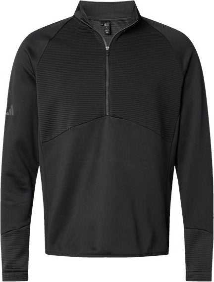 Adidas A587 Quarter-Zip Pullover - Black