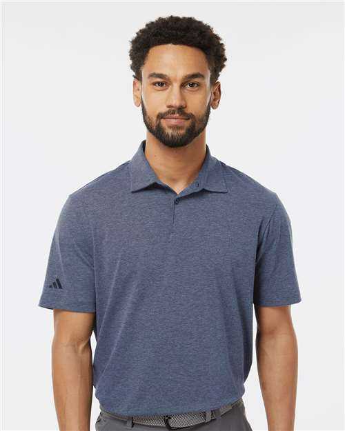 Adidas A590 Blend Polo - Collegiate Navy Melange