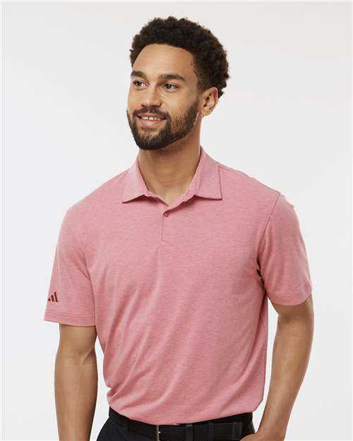 Adidas A590 Blend Polo - Pink Strata Melange