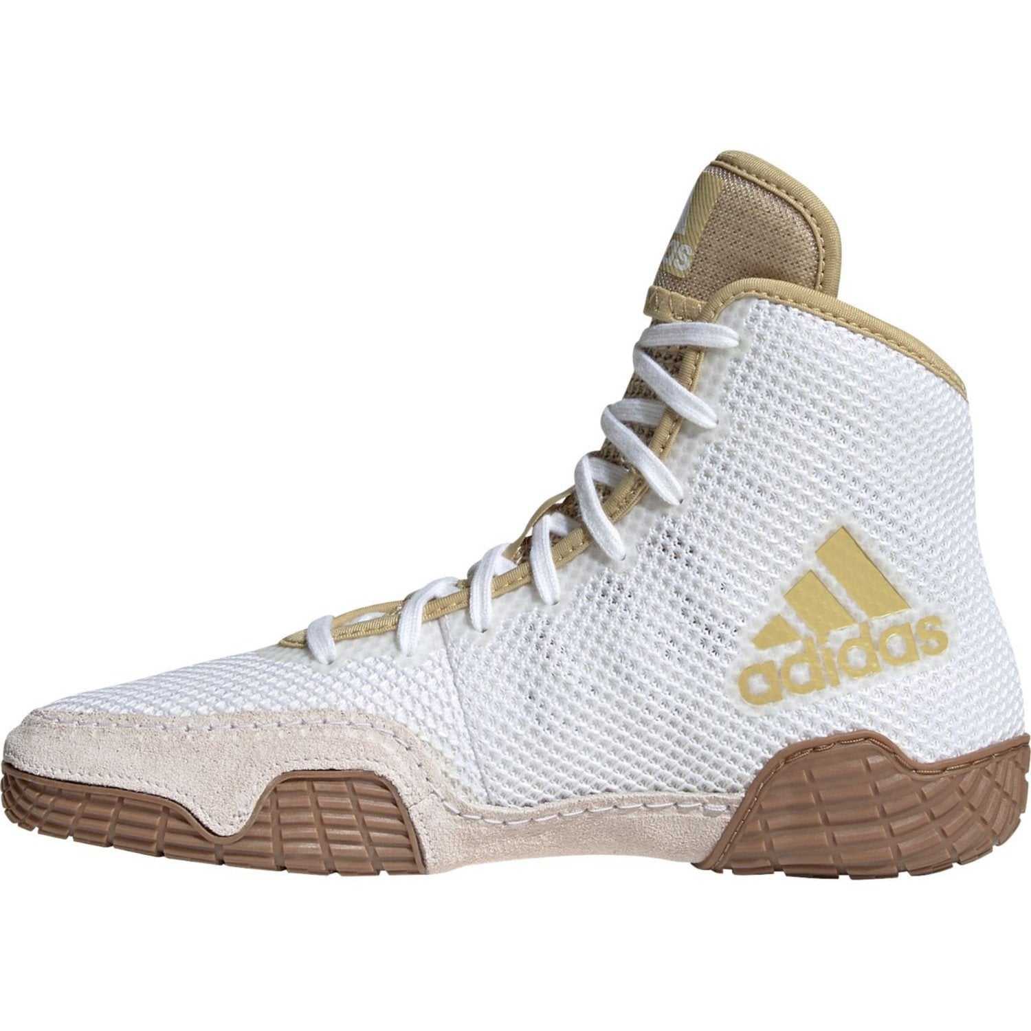 Adidas 230 Tech Fall 2.0 Wrestling Shoes - White Vegas Gold