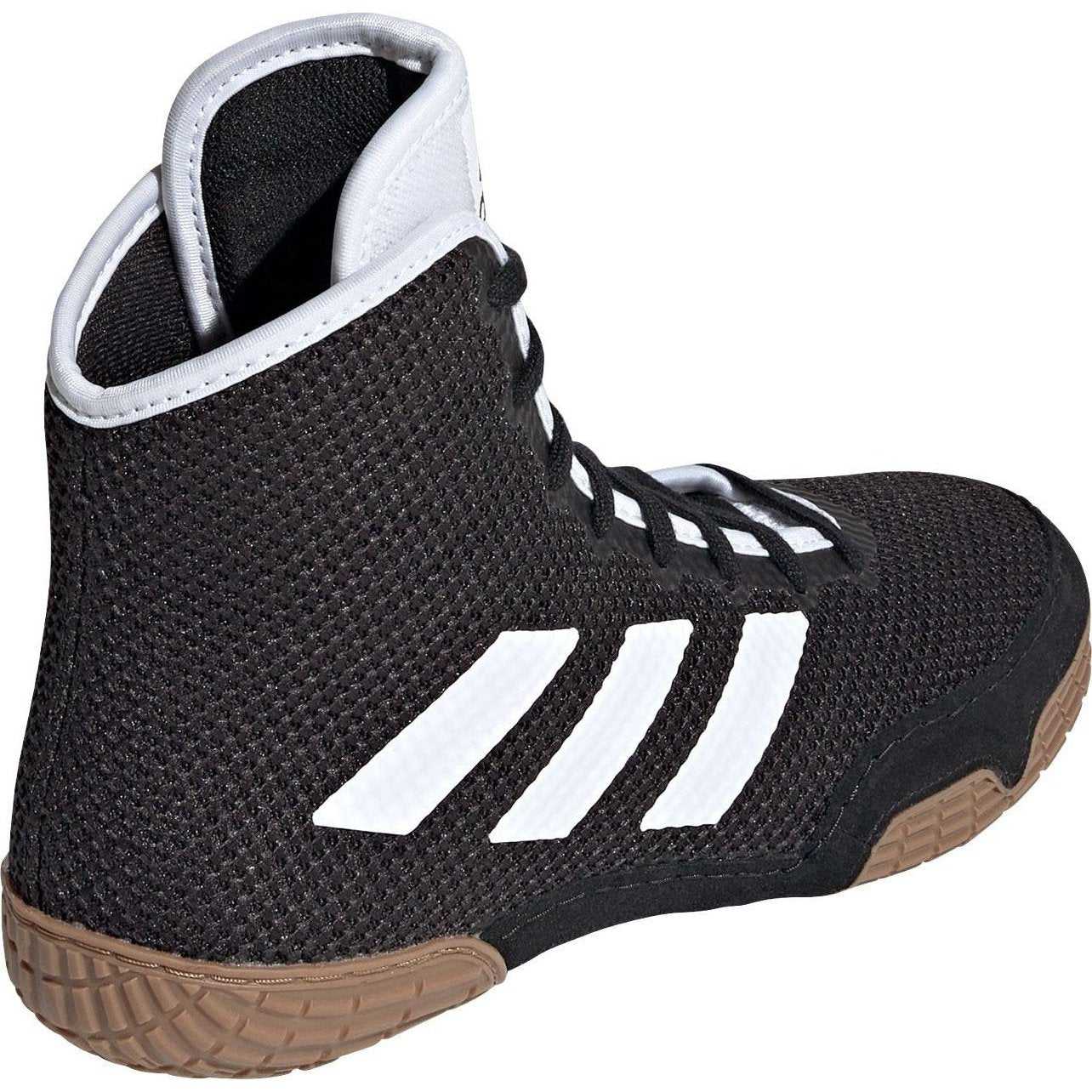 Adidas Tech Fall 2.0 Youth Wrestling Shoes - White Black
