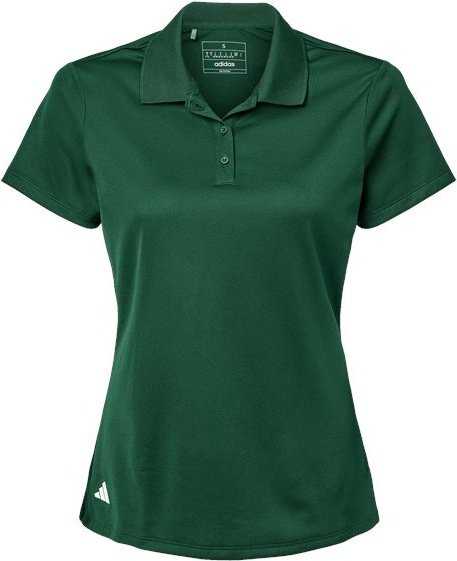 Adidas A431 Women's Basic Sport Polo - Collegiate Green