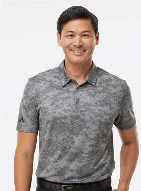 Adidas A550 Camo Polo - Gray Three