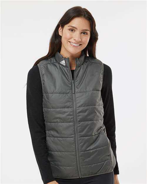 Adidas A573 Women's Puffer Vest - Gray Five