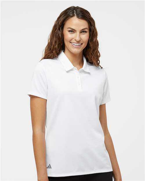 Adidas A581 Women's Micro Pique Polo - White