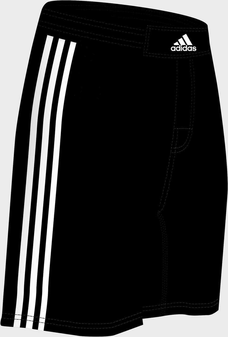 munitie Het Belastingbetaler Adidas aA201s Grappling Wrestling Shorts - Black White