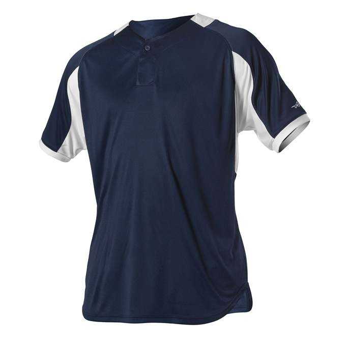 Alleson Athletic 5081B Adult Baseball Jersey - Navy White