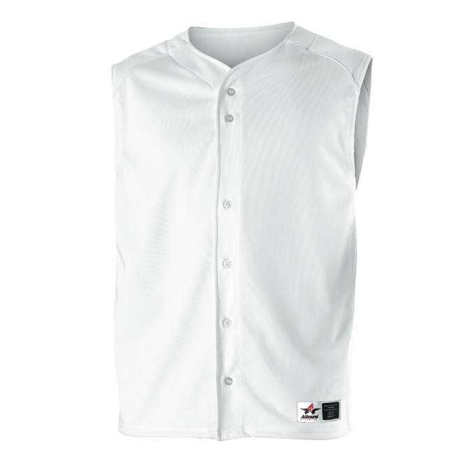 Alleson Athletic 52MVY Youth Baseball Vest - White