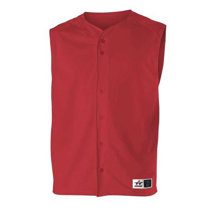 Alleson Athletic 52MV Adult Baseball Vest - Red