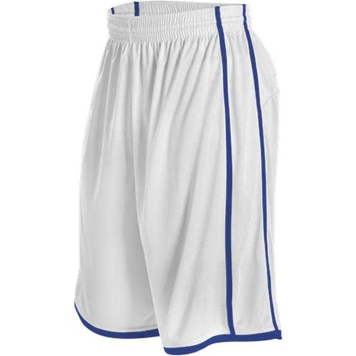 Alleson Athletic 535PW Women's Basketball Short - White Royal