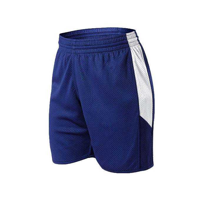 Alleson Athletic 589PSPW Womens Single Ply Reversible Short - Navy White