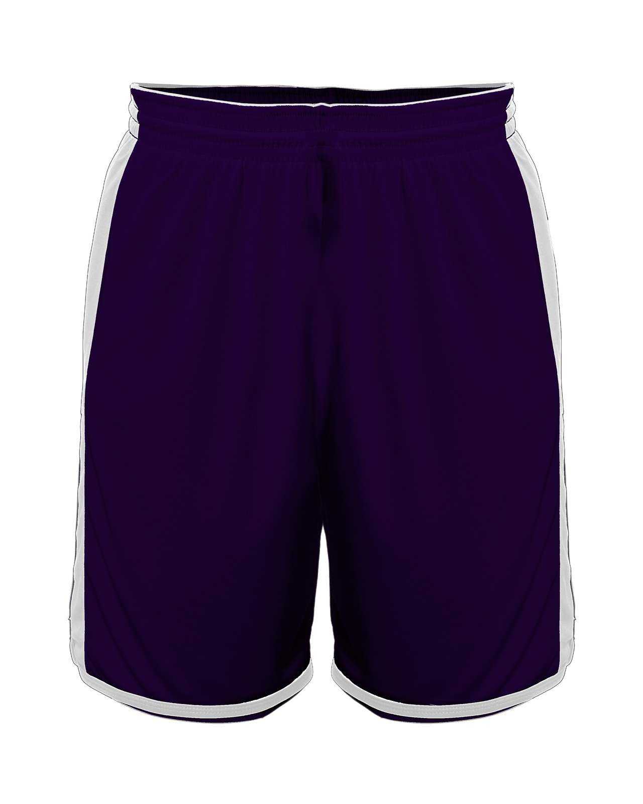 Alleson Athletic 590PSP Reversible Crossover Jersey - Purple White