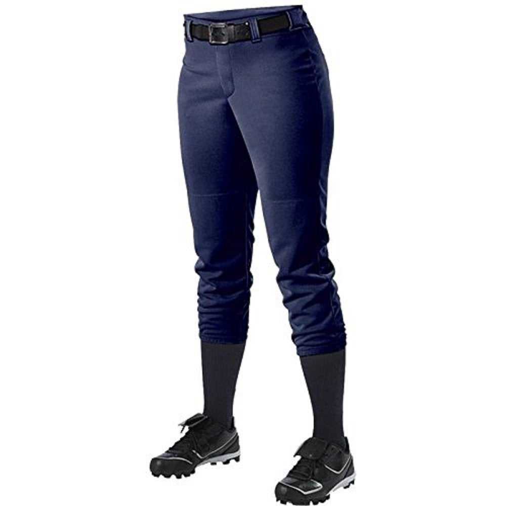 Alleson Athletic 605PBWY Girl's Fastpitch Pant - Navy