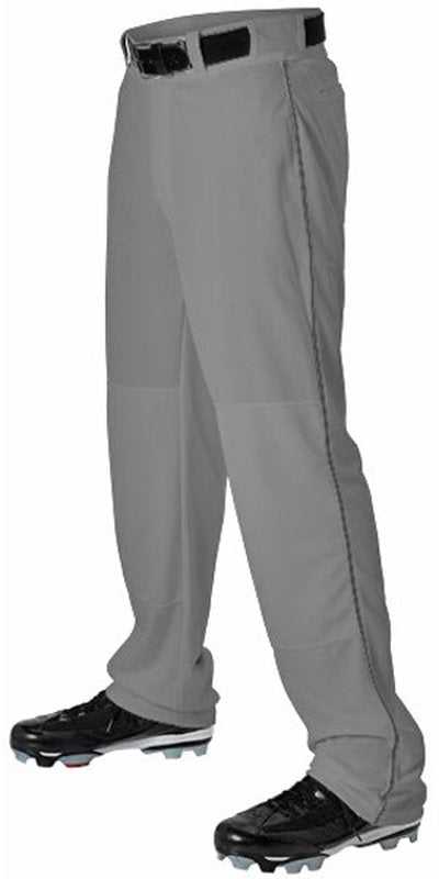 Alleson Athletic 605WLB Adult Baseball Pant with Braid - Charcoal Black