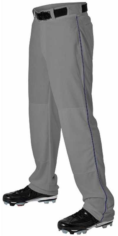 Alleson Athletic 605WLB Adult Baseball Pant with Braid - Charcoal Navy