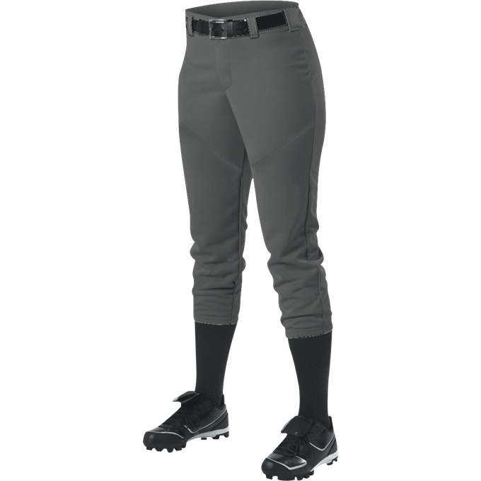 Alleson Athletic 655W Women's Crush Knicker Pant - Charcoal