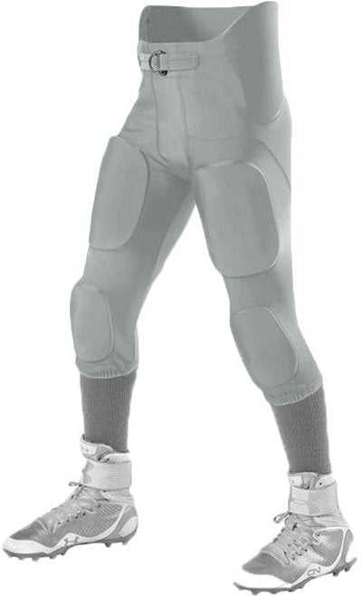 Alleson Athletic 689SY Youth Intergrated Football Pant (Pads Not Included) - Silver