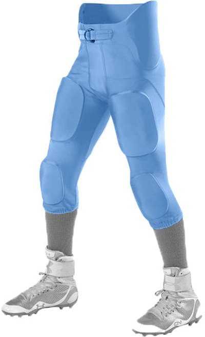 Alleson Athletic 689S Adult Intergrated Football Pant (Pads Not Included) - Columbia Blue