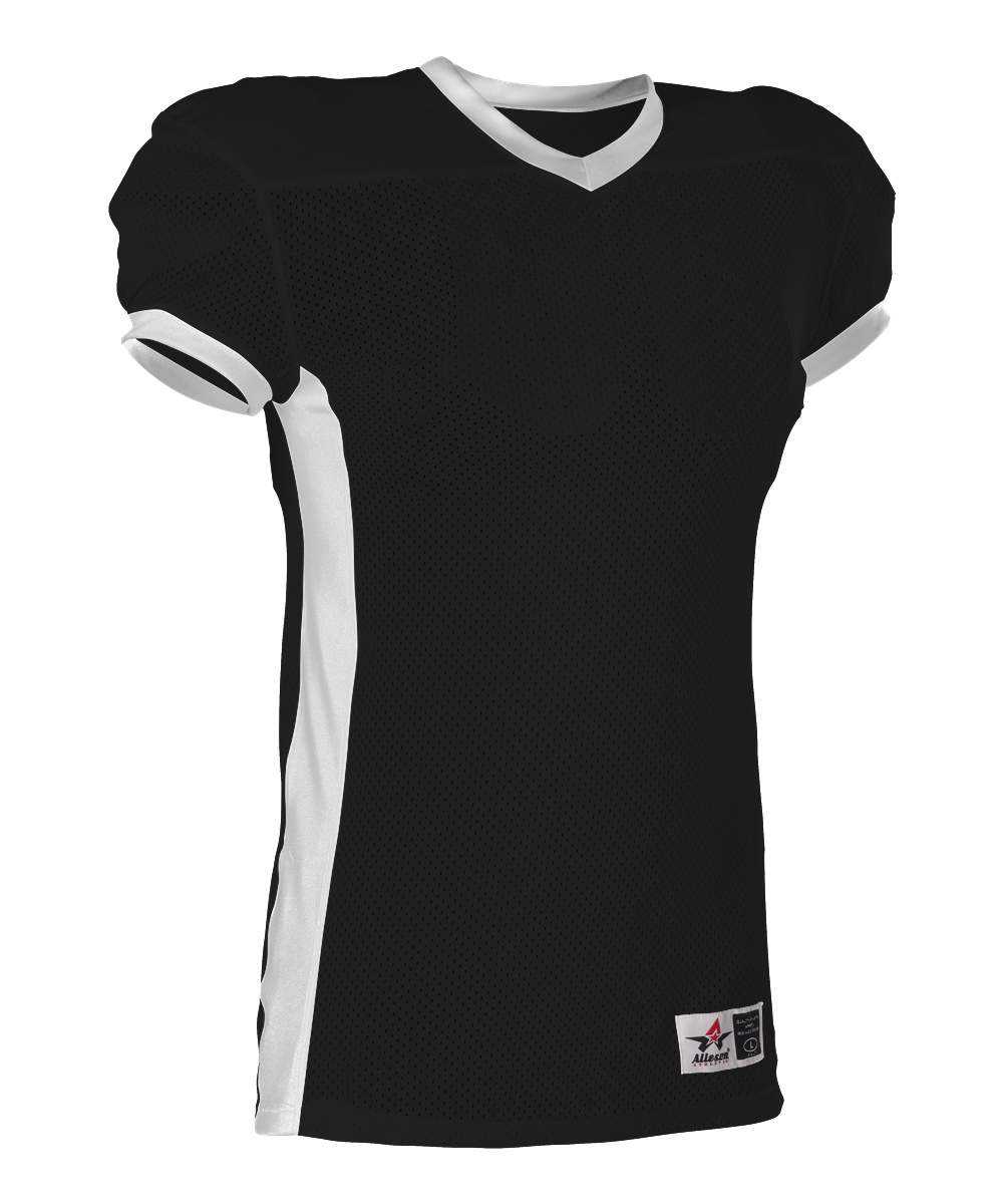 Alleson Athletic 750EY Youth Football Jersey - Black White