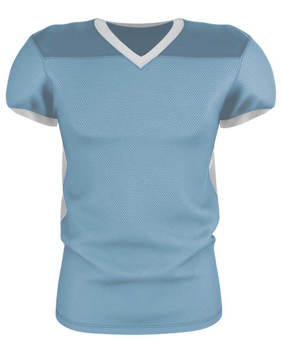 Alleson Athletic 750EY Youth Football Jersey - Sky Blue White