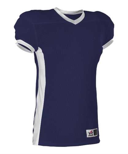 Alleson Athletic 750E Adult Football Jersey - Navy White