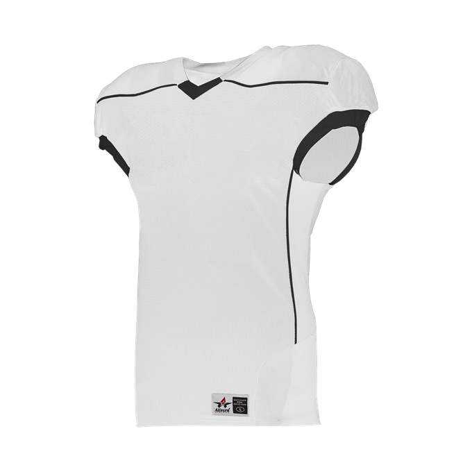 Alleson Athletic 776E Adult Speed Game Jersey - White Black