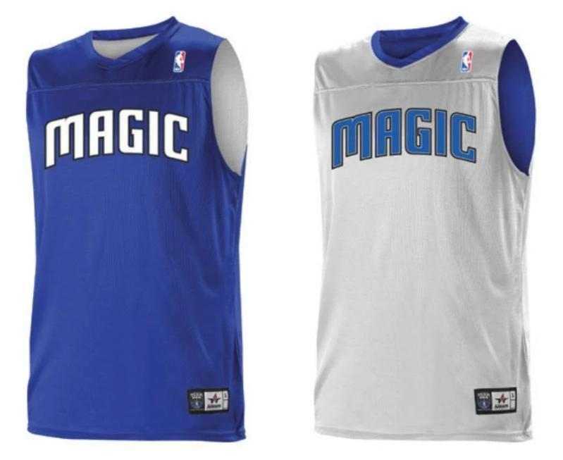 Alleson Athletic A105LY Youth NBA Logo Reversible Jersey - Orlando Magic