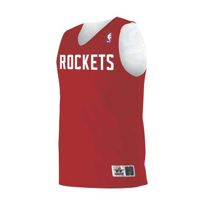 Alleson Athletic A115LA Adult NBA Logo'd Reversible Jersey - Houston Rockets