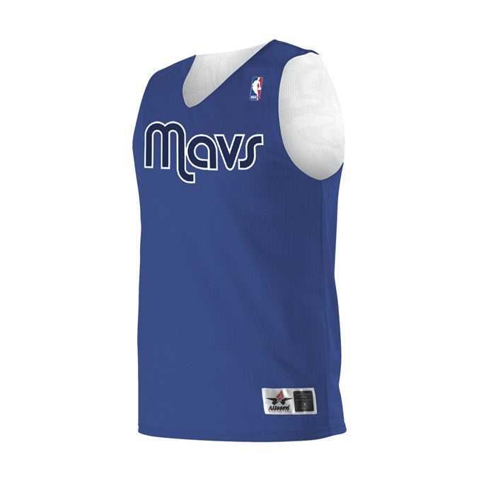 Alleson Athletic A115LY Youth NBA Logo'd Reversible Jersey - Dallas Mavericks