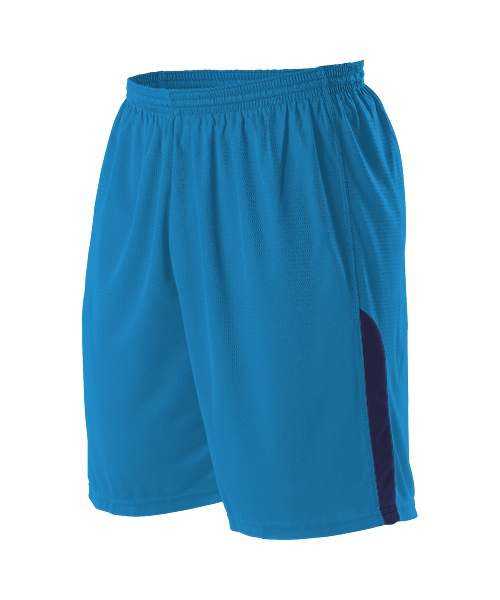 Alleson Athletic A205BA Adult NBA Blank Game Short - Blue Navy