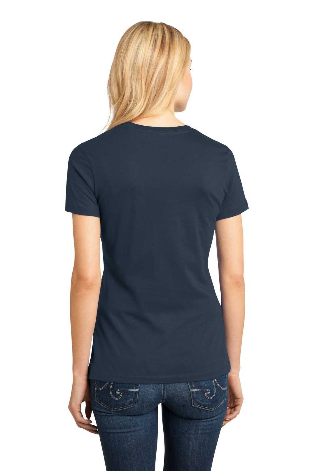 District DM104L Women's Perfect Weighttee - New Navy - HIT a Double - 1