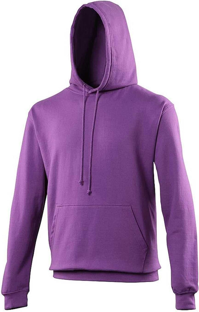 Just Hoods JHA001 College Hoodie - Magenta Magic | HIT A Double