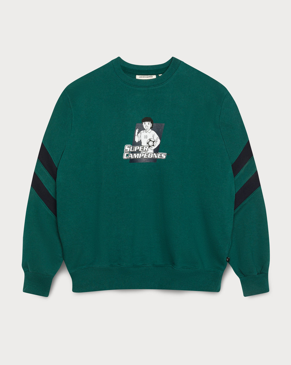 L&L – Captain Tsubasa Campeon – '96 Box Sweater green