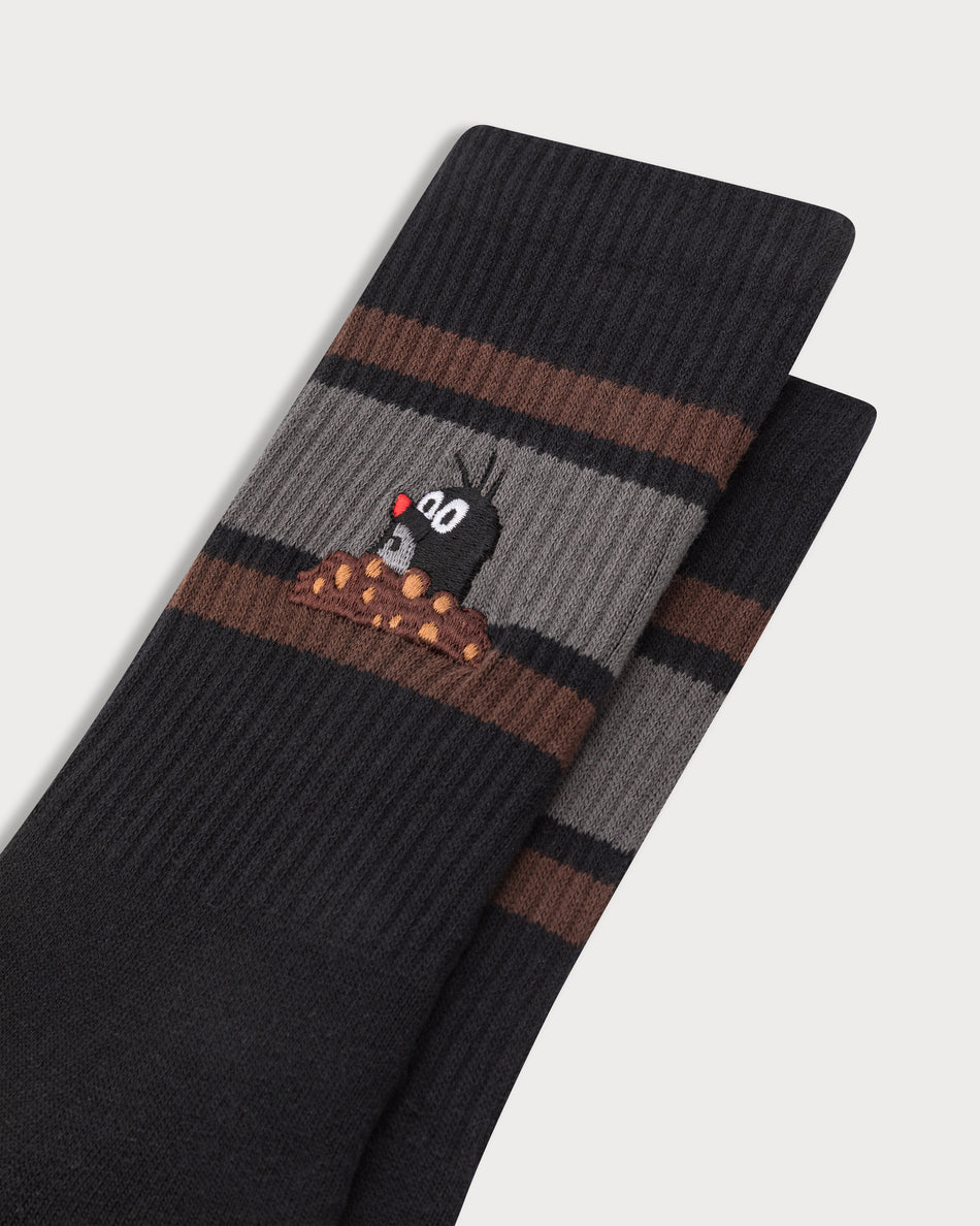 L&L – Maulwurf Huh? – '90 Sport Socks black/brown