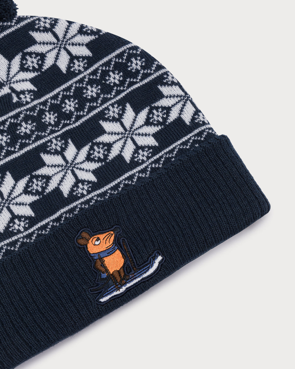 L&L – Maus Ski  – '14 Beanie navy/white Size: 3-6 Years