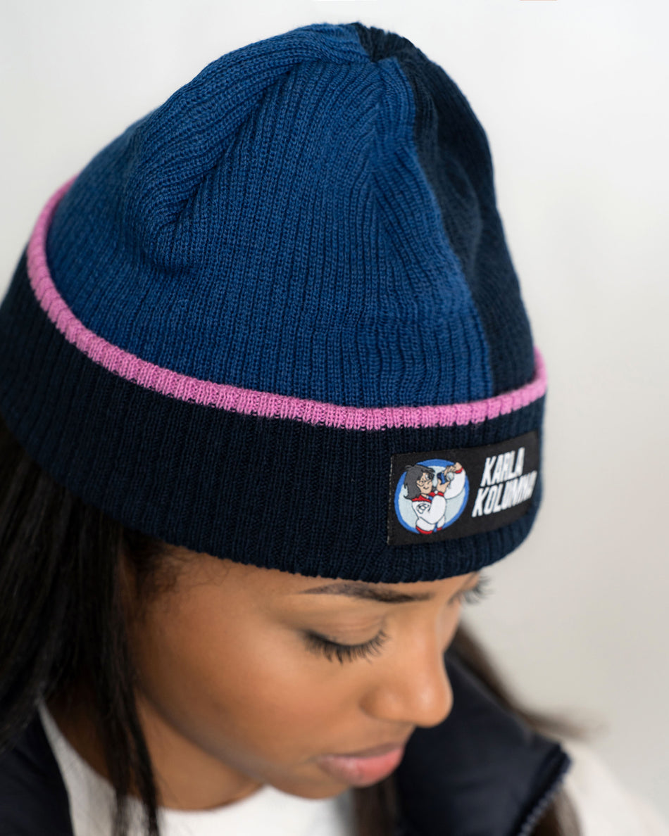 L&L – Karla Kolumna Objektiv – '04 Fisherman Beanie blue/navy Size: ONE SIZE