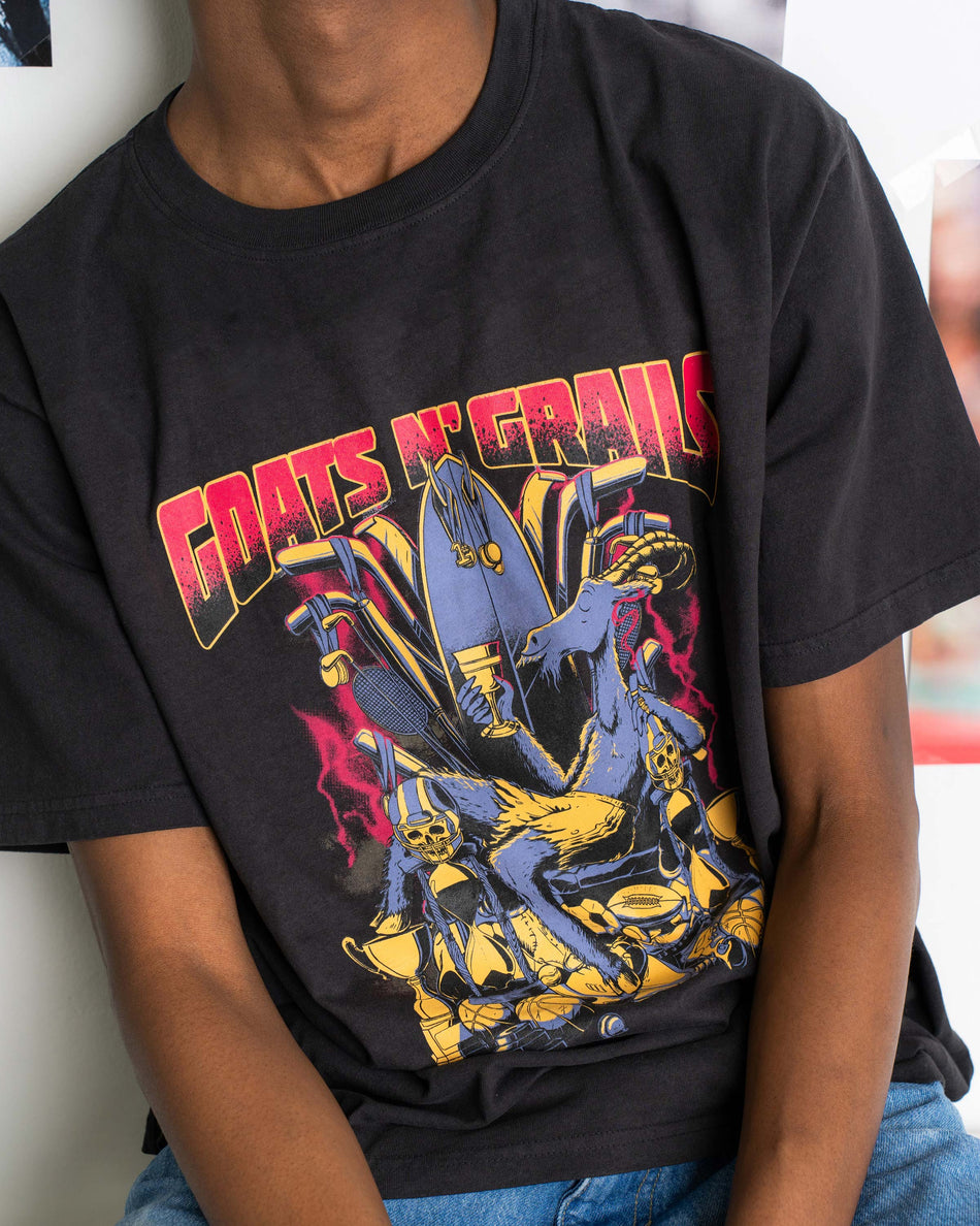 L&L – Urban Culture Goats N' Grails – '89 Band T-Shirt black