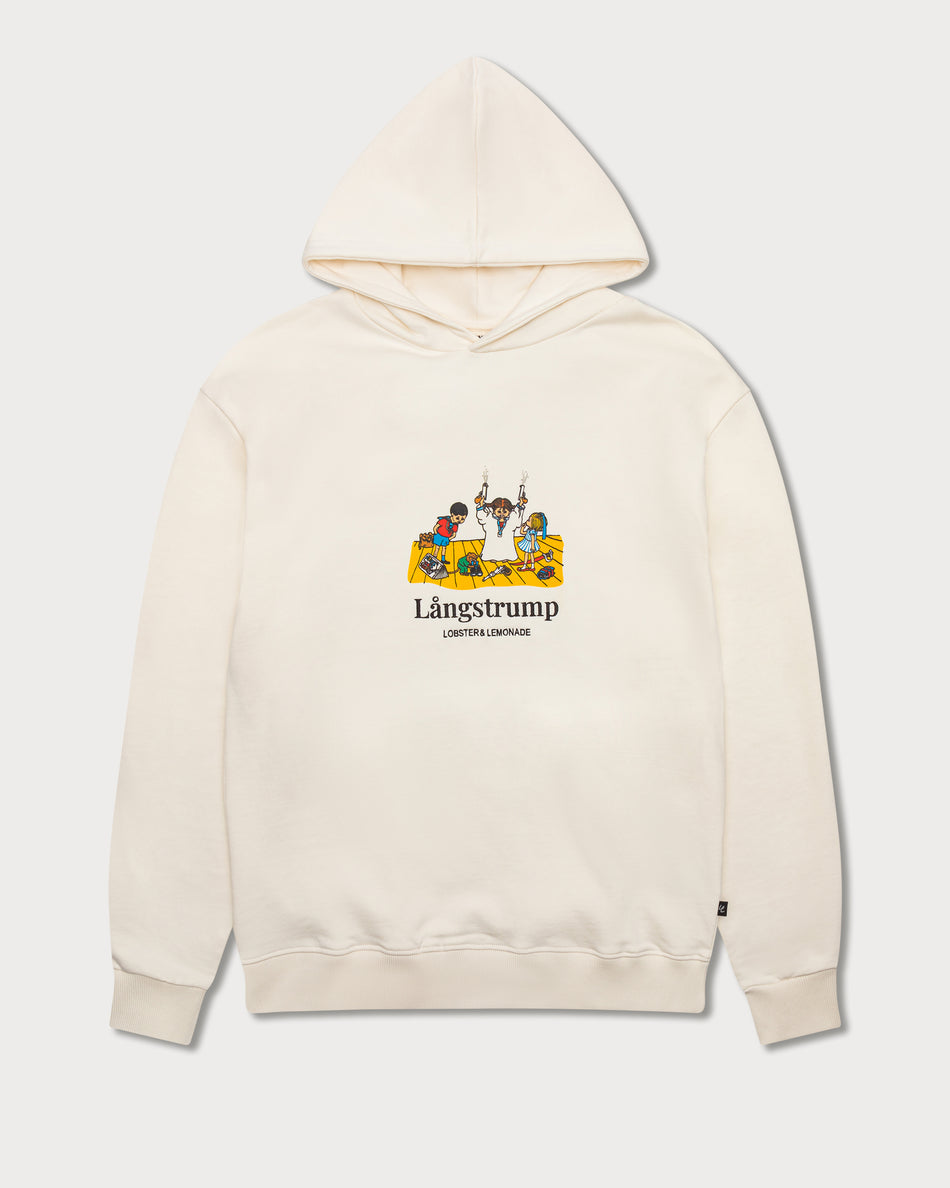 L&L – Långstrump Dressed Up – '76 Boxer Hoodie cream