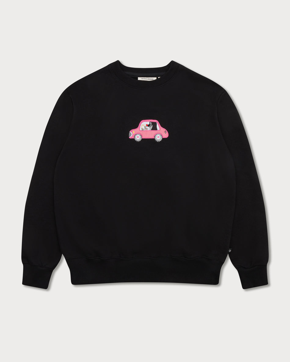 L&L – Maulwurf Auto – '96 Box Sweater black