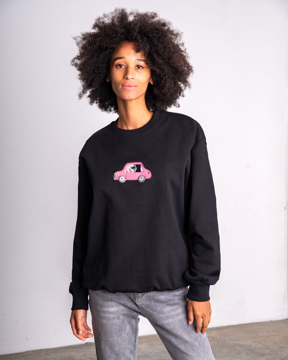 L&L – Maulwurf Auto – '96 Box Sweater black